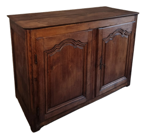 Antique 18th Century French Oak Cabinet from Auvergne