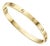 Cartier, Love Medium Model Bangle Bracelet, 18k Yellow Gold, Size 18 For Sale