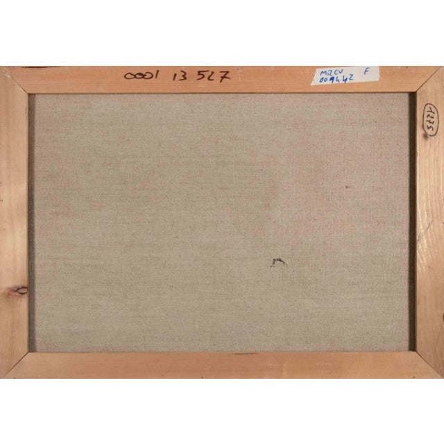 Modern Franco Marzilli, Landscape, Oil Painting, 1970s For Sale - Image 3 of 6