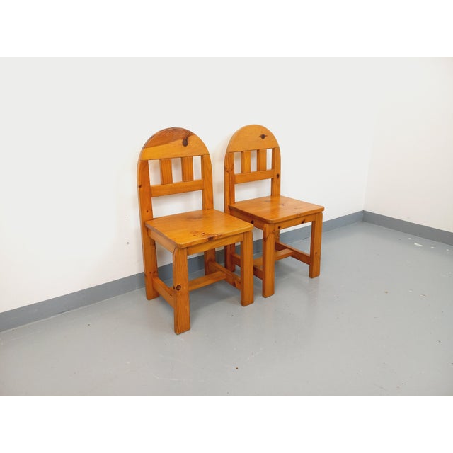 Vintage Pine Chairs, 1980s, Set of 2 For Sale - Image 15 of 18