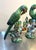 Chinoiserie Wong Lee Style Green Chinoiserie Parrot Sculptures, Set of 2 For Sale - Image 3 of 8