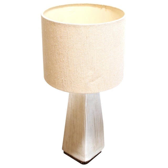 Scandinavian Textured Table Lamp from Stengods, 1960s For Sale