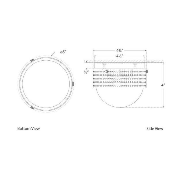 Modern Kelly Wearstler for Visual Comfort Signature Precision 4.5" Solitaire in Antique-Burnished Brass with White Glass For Sale - Image 3 of 3