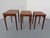 Danish Teak Nesting Tables, 1960s, Set of 3 For Sale - Image 12 of 12