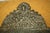 French Vintage Repousse Brass Cabinet Mirror For Sale - Image 3 of 7