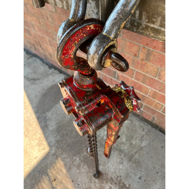 Metal Yale Industrial 1.5t Come-Along Lever Hoist For Sale - Image 7 of 13