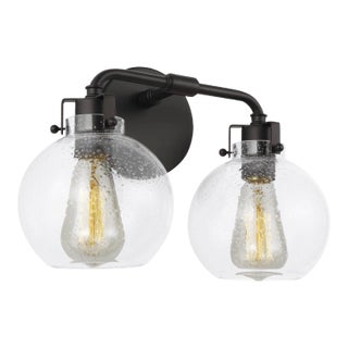 Sean Lavin by Visual Comfort Studio Clara 2-Light Vanity, Oil Rubbed Bronze For Sale