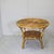 1960s Vintage Round Two-Tier Coffee Table in Bamboo and Rattan attributed to Tito Agnoli, Italy, 1960s For Sale - Image 5 of 9