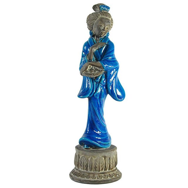 Italian Ceramic Figurine by Ugo Zaccagnini, 1940s For Sale - Image 13 of 13