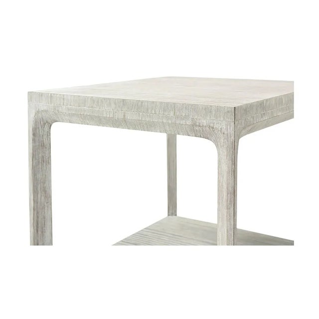 Pair of White Side Tables For Sale - Image 4 of 8