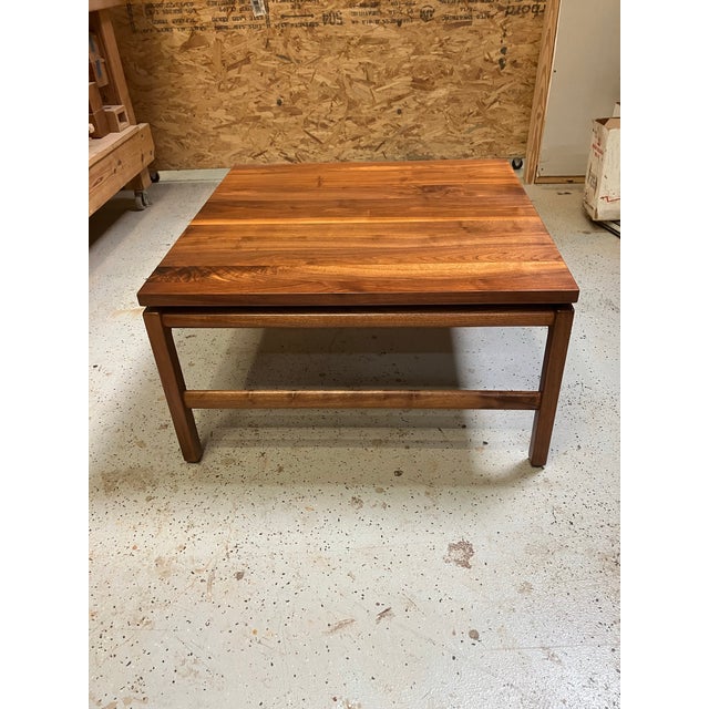 Gunlocke Walnut Side Table For Sale - Image 11 of 12