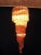 Vintage Italian Glass and Metal Chandelier, 1983 For Sale - Image 10 of 14