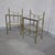 Brass and Glass Side Tables, 1930, Set of 2 For Sale - Image 3 of 13