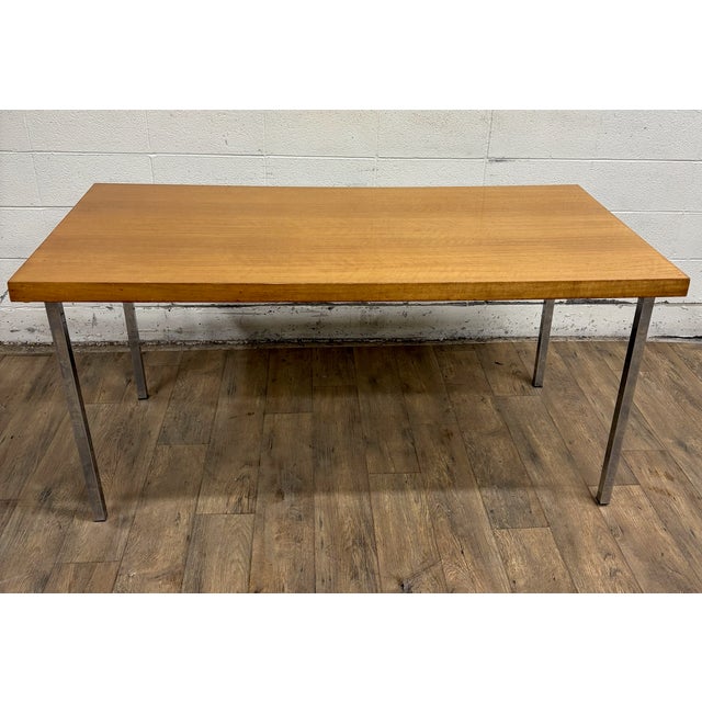 Vintage Danish Scandinavian Style MCM Dining Table Desk Console For Sale - Image 12 of 14