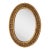 1950s Italian Bamboo and Rattan Mirror For Sale