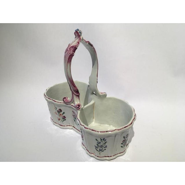 Porcelain Cruet with Floral Decor by Richard Ginori, Italy, 18th Century For Sale - Image 14 of 18