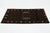 2010s 3 X 6 Minimalist Dark Brown Modern Gabbeh Wool Rug – Hand-Knotted Tribal Runner For Sale - Image 5 of 8