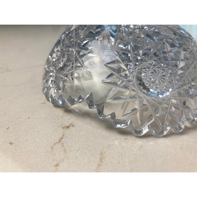 Mid 20th Century Cut Crystal Candy Dish For Sale - Image 10 of 17