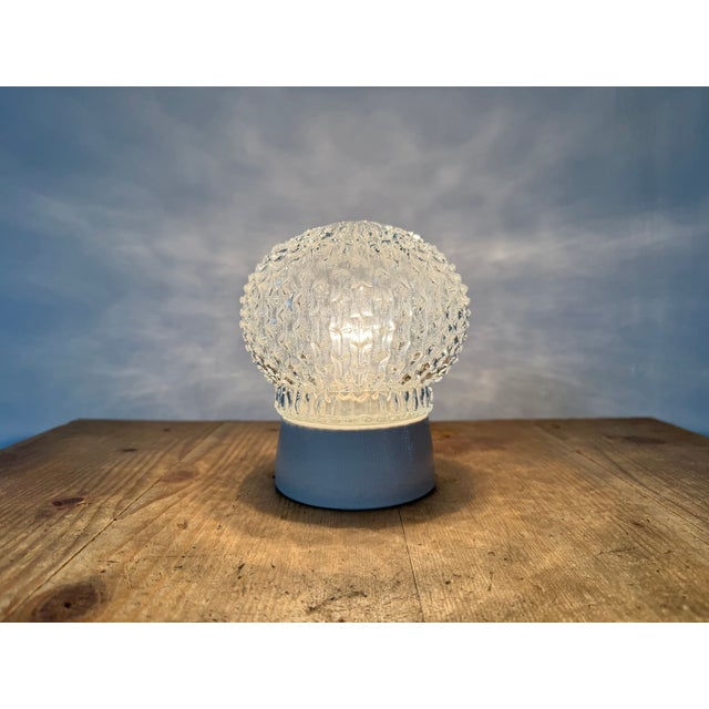 Vintage White Porcelain Ceiling Light, 1970s For Sale - Image 12 of 13