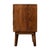 Wood Patterned Door Nightstand With Hidden Storage For Sale - Image 7 of 8