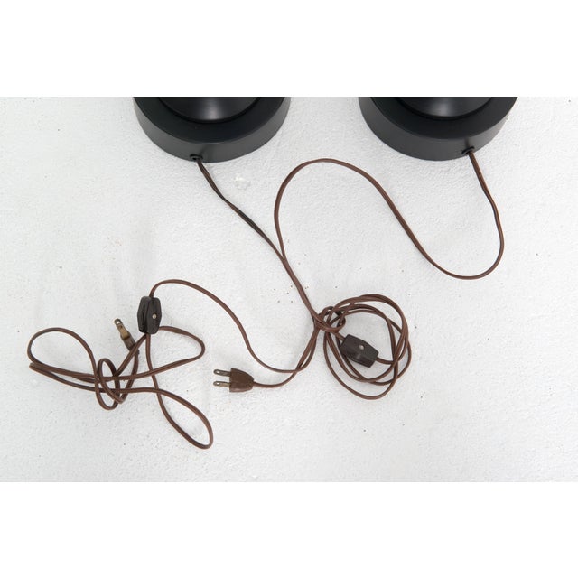 Mid-Century Modern Pair of Mid Century Modern Multi Color Blown Glass Lamps For Sale - Image 3 of 12