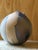 Cream Studio Pottery Orb Vase wirh Pinched Organic Opening and Drip Glaze, 1940 For Sale - Image 8 of 13