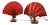 Hollywood Regency Brass Fan Table Lamps, 1970s, Set of 2 For Sale