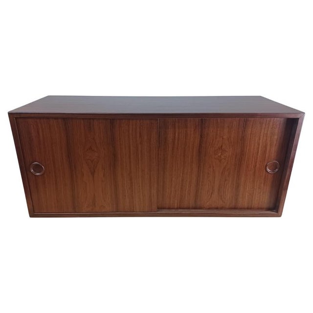 Fully Restored Rosewood Cabinet Wall Unit by Kai Kristiansen for FM, 1960s For Sale - Image 16 of 16