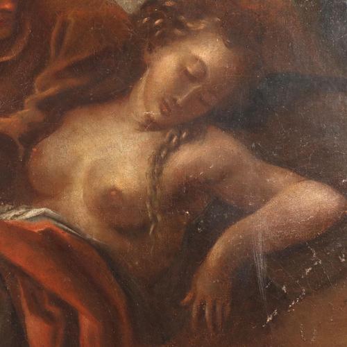 Italian School, Mythological Subject, Oil on Canvas For Sale - Image 5 of 12