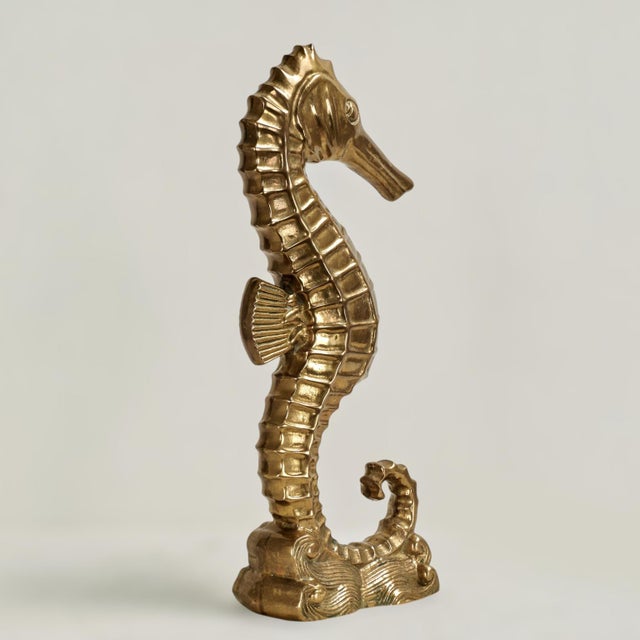 Vintage Art Deco Style Seahorse Sculpture or Figure For Sale - Image 4 of 7