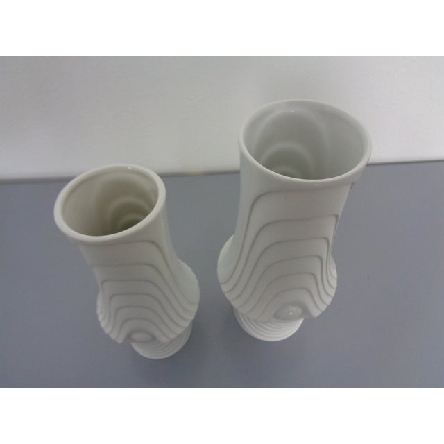 Space Age Op Art Vases from Royal KPM, 1960s, Set of 2 For Sale - Image 6 of 14