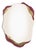 Arizona Mirror in Redwine Lacquer and Polished Brass by InsidherLand For Sale