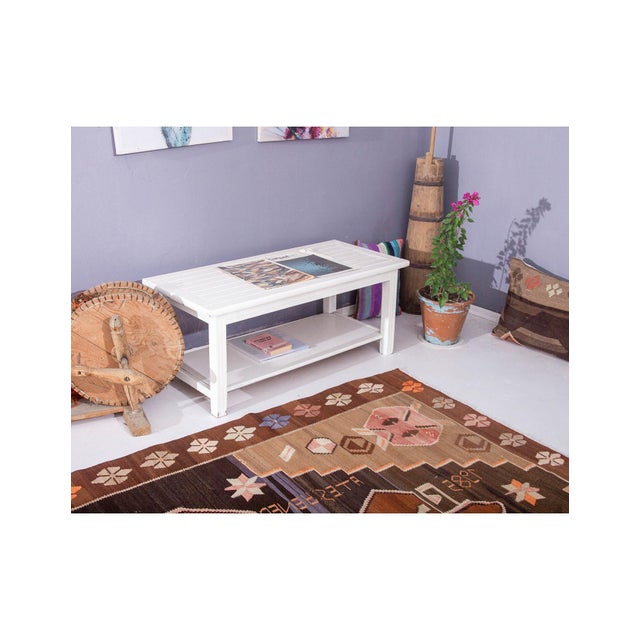 1960s Decorative Vintage Large Turkish Kilim Rug - 6`8" X 11`4" For Sale - Image 5 of 6