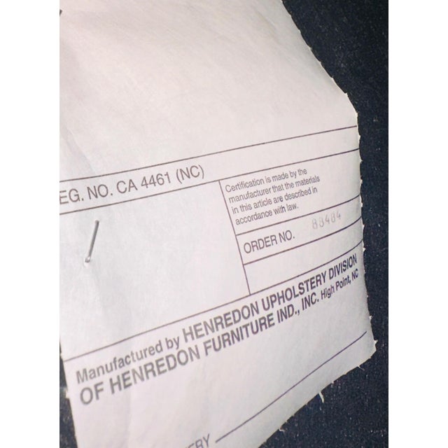 Mid 20th Century Vintage Silk Tufted Button Top Circular Ottoman For Sale - Image 5 of 5