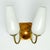 Vintage 2-Armed Wall Lamp in Brass, 1970s For Sale - Image 9 of 9