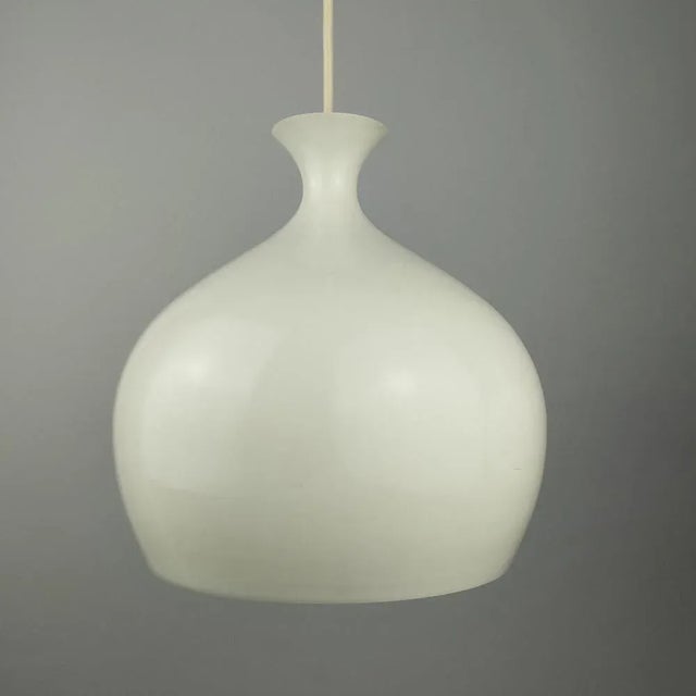 Mid-Century Löken Pendant Lights attributed to Helge Zimdal, Set of 2 For Sale - Image 4 of 13