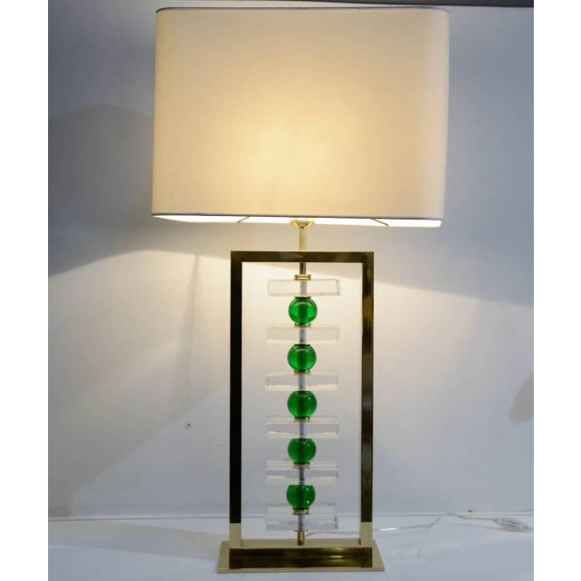Vintage Murano Glass Lamps, Set of 2 For Sale - Image 6 of 7