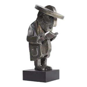 Frank Meisler Rare Vintage Judaica Rabbi Praying Mechanical Sculpture 103/250