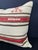 Contemporary Turkish Hemp Pillow Cushion Natural Beige Red Pillow Cushion Cover 20"x20" For Sale - Image 3 of 4