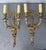 Early 20th Century C1900 Antique French Louis XVI Gold Bronze Ribbon, Tassel, Fruit Detailed Wall Sconces Set of 4 For Sale - Image 5 of 18
