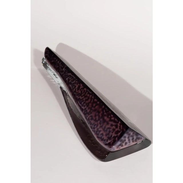 Vintage Czech Soliflore Glass Vase, Jizerske for Sklo Union For Sale - Image 9 of 10