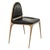 Art Deco "Phantom" Chair, With Bronze and Tailor Made Leather For Sale - Image 3 of 8