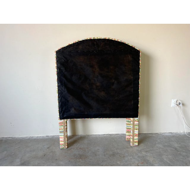 80's Postmodern Colorful Upholstered Twin Headboards a Pair Chairish