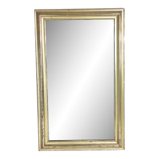 Antique Large Lemon Gold Wall Mirror 25 1/2” X 41 1/2” For Sale