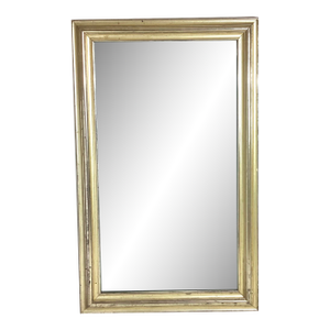 Antique Large Lemon Gold Wall Mirror 25 1/2” X 41 1/2”
