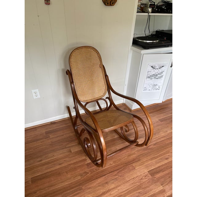 Authentic Model 10 Bentwood Rocking Chair Chairish