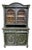 Antique Swedish Gustavian Style Painted Pine Two-Piece Hutch Cabinet For Sale