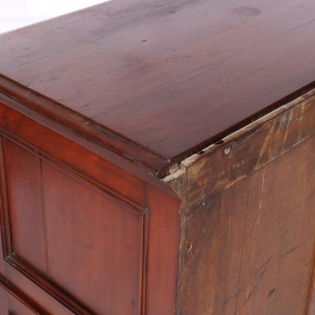 1900 - 1909 Antique Mahogany 22 Drawer Country Store Spool Cabinet C1900 For Sale - Image 5 of 12