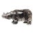 Exceptional Large Hand Carves Rock Crystal Rhino For Sale