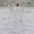 Transparent Vintage 20" Italian Hand-Blown Soffieria Parise Vetro Glass Christmas Tree With Red & Gold Ornaments For Sale - Image 8 of 9
